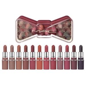Mac Cosmetics Celebrate In Colour Powder Kiss Lip Vault x 12 HOLIDAY COLLECTION